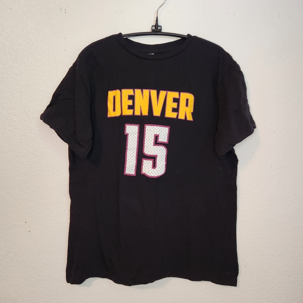 Black Denver Nuggets Jokić Graphic T-Shirt, Size M